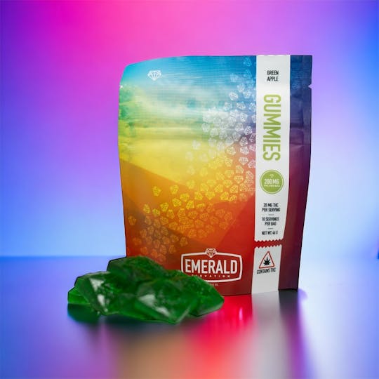 Emerald Elevation Cannabis Co - Green Apple Gummies - 1