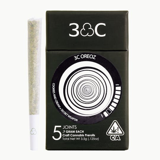 3C - 3C | Oreoz Prerolls 5pk - 3.5g - 1