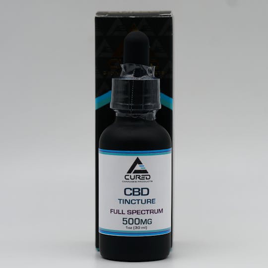 Cured - 500mg Full Spectrum CBD Tincture - 1