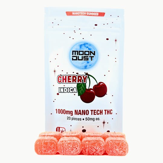 MOON DUST - 1000MG NANO THC GUMMIES - CHERRY - INDICA - 1