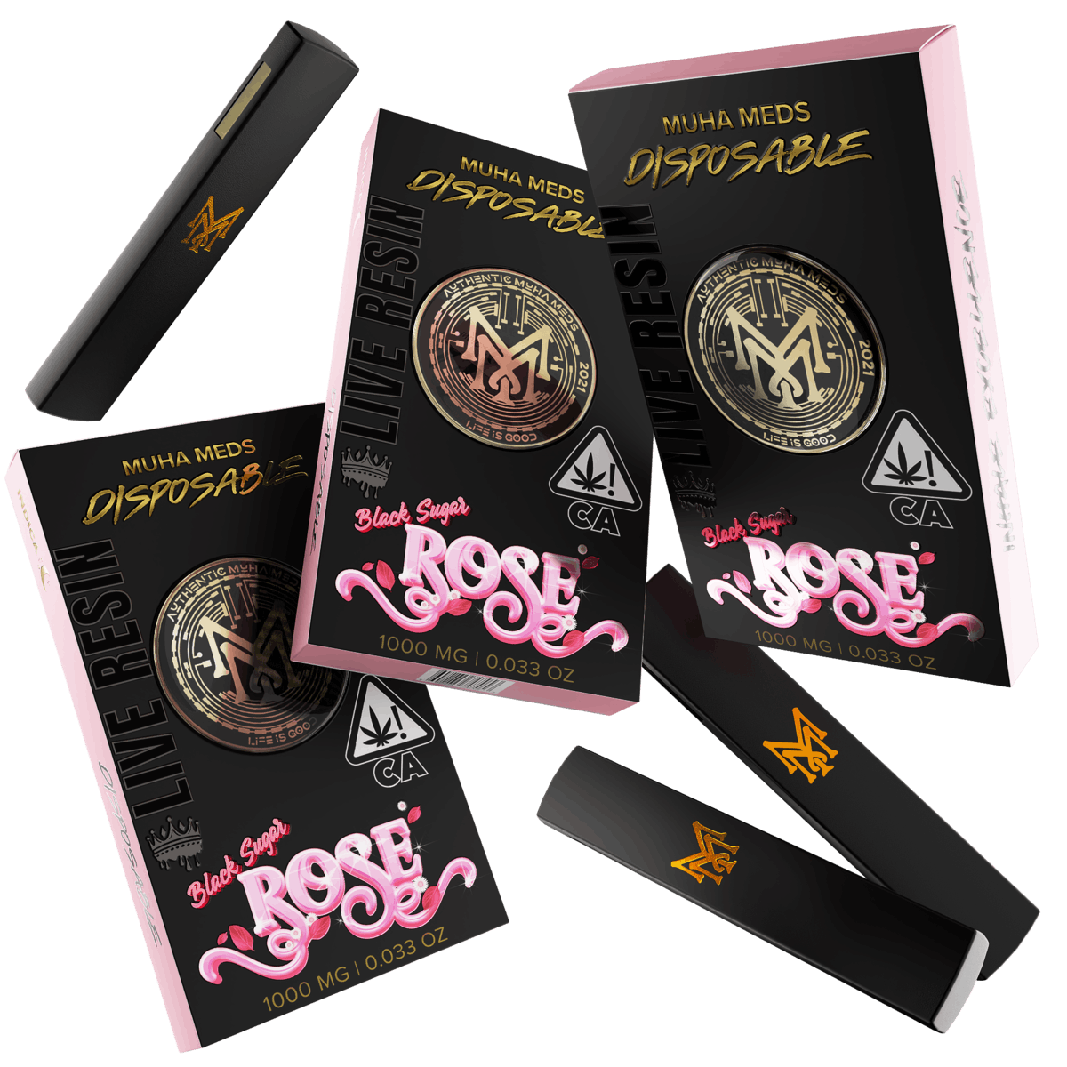 Muha Meds Black Sugar Rose Dispo Live Resin | Weedmaps