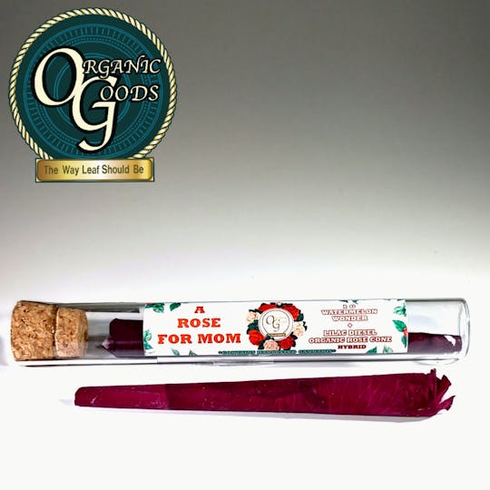 Organic Goods - Organic Goods Rose Pre-Roll Cone "A Rose for Mom" 1 G - 1