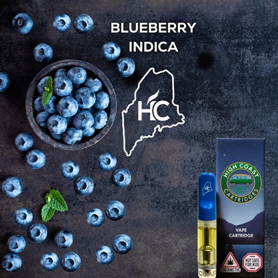 High Coast - High Coast 1G THC Cartridge - Blueberry (Indica) - 1
