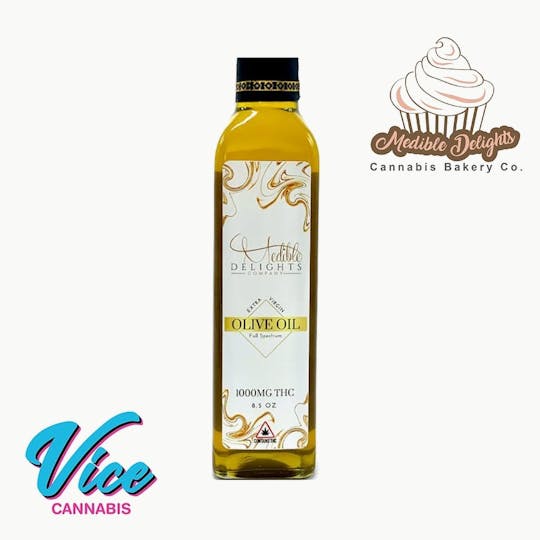 Vice Cannabis - Medible Delights: Extra Virgin Olive Oil 1000mg - 1