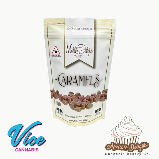 Vice Cannabis - Medible Delights: Mini Caramels 100mg Pack - 1
