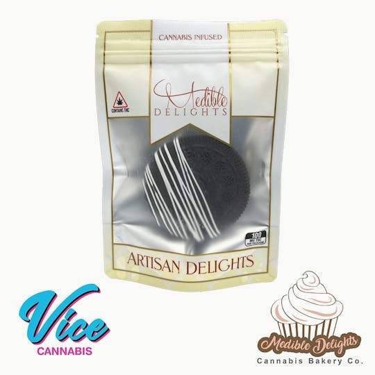 Vice Cannabis - Medible Delights: Cookie Cream Sandwich 100mg - 1