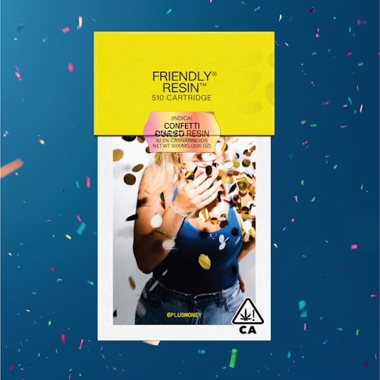 Friendly Brand - Confetti 1g Cured Resin Cartridge - 1