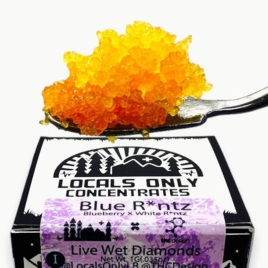 Locals Only Concentrates - Blue R*ntz Live Wet Diamonds - 1