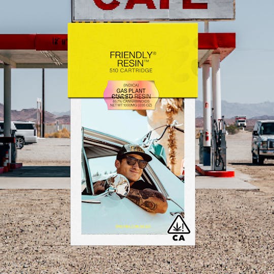Friendly Brand - Gas Plant 1g Cured Resin Cartridge - 1