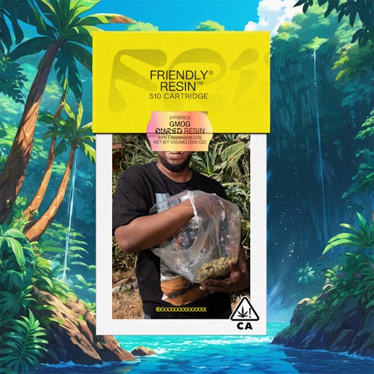 Friendly Brand - GMOG 1g Cured Resin Cartridge - 1