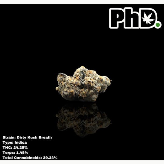 Pharmicated - PhD Indoor Flower - Dirty Kush Breath - 1