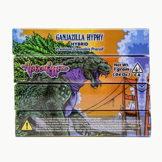 Apocalypze - Ganjazilla Hyphy - 1g Preroll - 1