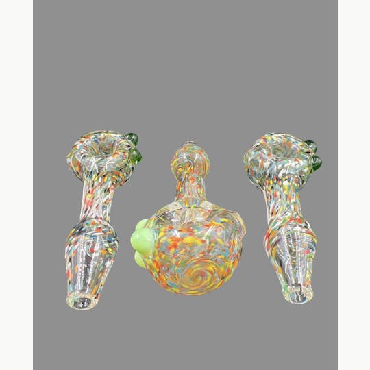 Indico - ISO Multifrit Glass Pipe Light Green Bubble - 1