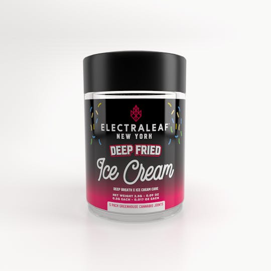 Electraleaf New York - Deep Fried Ice Cream - Pack of 5 Pre-Rolls Joints - 1