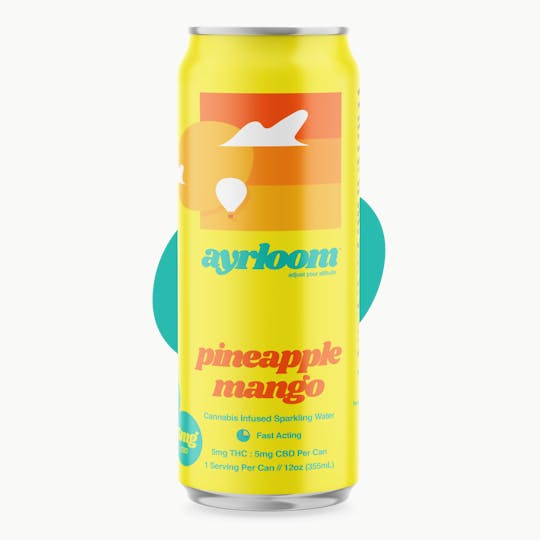 ayrloom - Ayrloom | Pineapple Mango | 1:1 | 5MG THC : 5MG CBD | Singles - 1