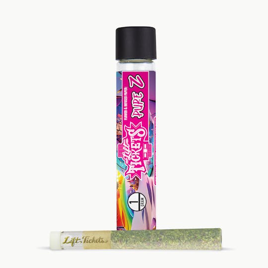 Lift Tickets - Infused Glass Tip Pre-Roll: Pure Z 1g Joint - 1