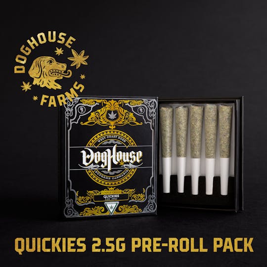 Doghouse Farms - Garlato - Quickies 2.5g Pre-Roll Pack - Indica - 1
