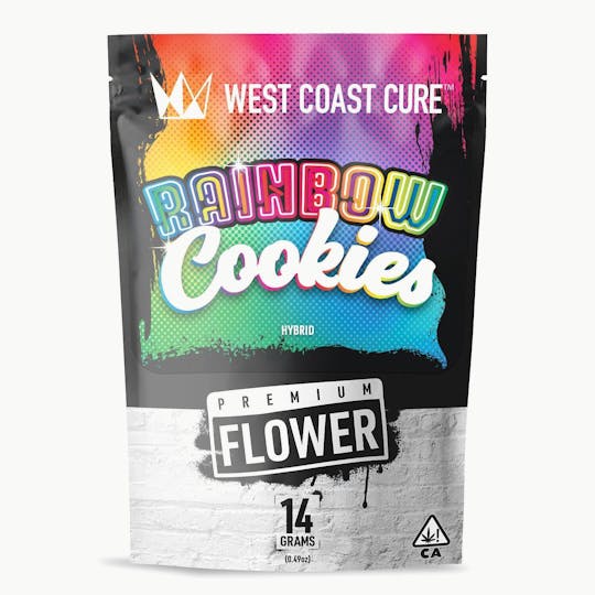 West Coast Cure - Rainbow Cookies - 14G Premium Flower - 1