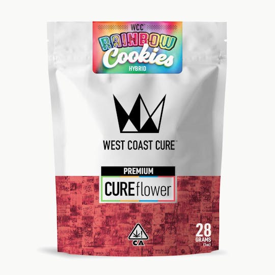 West Coast Cure - Rainbow Cookies - 28G Premium Flower - 1