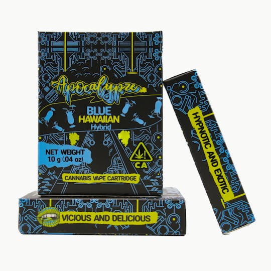 Apocalypze - Blue Hawaiian - Liquid Diamond Vape - 1 g Cart - 1