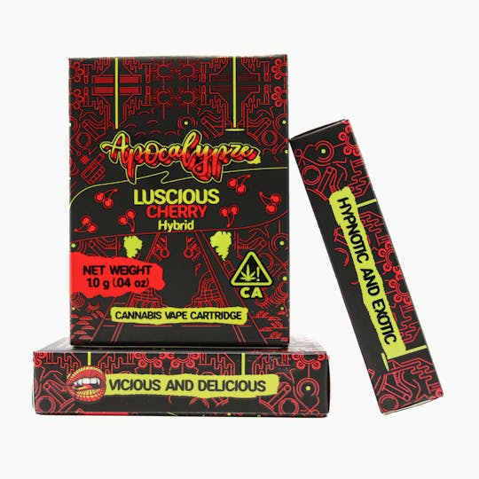 Apocalypze - Luscious Cherry - Liquid Diamond Vape - 1 g Cart - 1