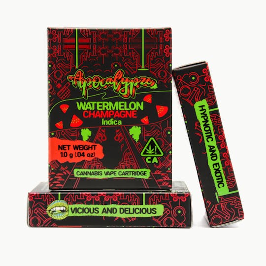 Apocalypze - Watermelon Champagne - Liquid Diamond Vape - 1 g Cart - 1
