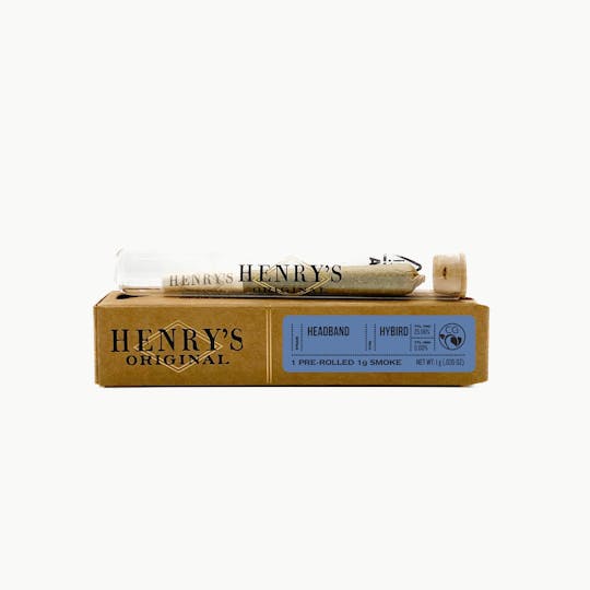Henry's Original - 1g Single Pre-Roll- Headband - 1