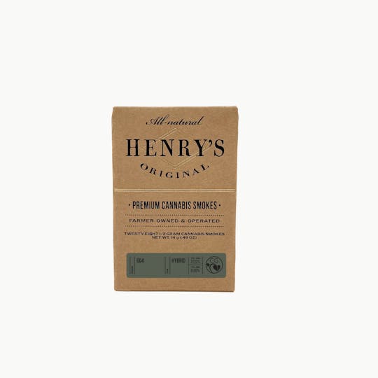 Henry's Original - 14g Total 28-Pack Pre-Rolls (.5g each) - GG4 - 1