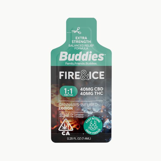 Buddies Brand - Fire & Ice 1:1 Ratio Topical Single Use - 1