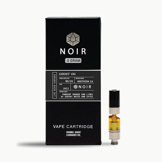 Timeless Vapes - NOIR Ghost OG 500mg Vape Cartridge (Live Resin) - 1