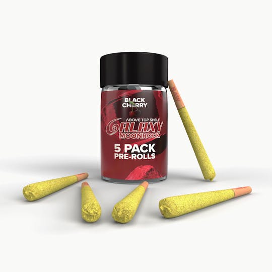 Galaxy - Black Cherry Moonrock Infused Preroll 5 Pack 3.5g- CA - 1