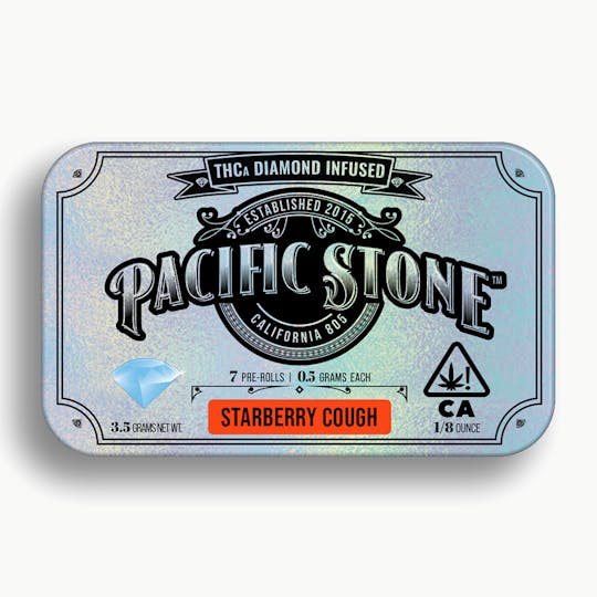 Pacific Stone - Starberry Cough Sativa Infused Pre-Rolls 7pk (3.5g) - 1