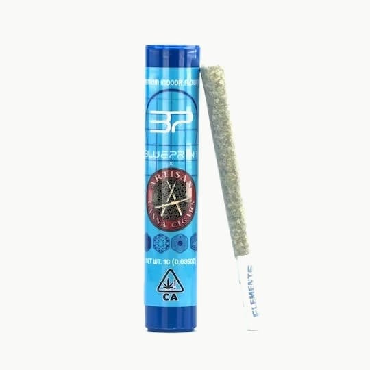 Artisan Canna Cigars - Artisan - 1 gram Prerolls - Chef by Blue Print - 29% THC (H) - 1
