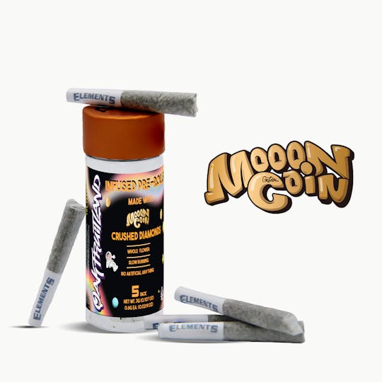 Oakfruitland (OFL) - Infused Pre-Rolls - Mooon Coin 5pk 3g - 1