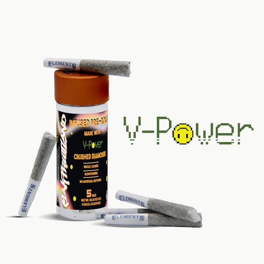 Oakfruitland (OFL) - Infused Pre-Rolls - V-Power 5pk 3g - 1