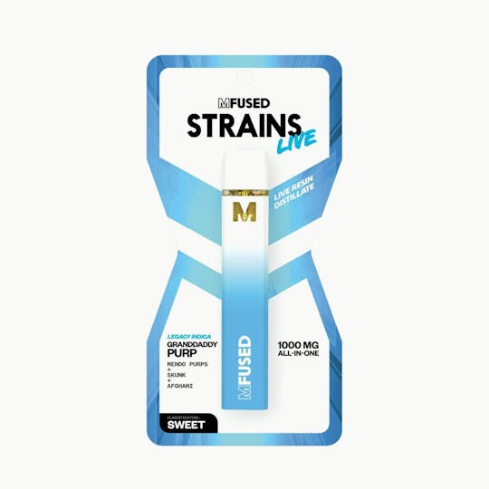 MFused - Granddaddy Purp - STRAINS Live Resin Disposable - 1