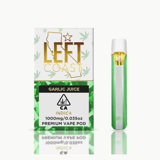 LEFT COAST - Garlic Juice- CDT- Premium THC Pod 1G - 1
