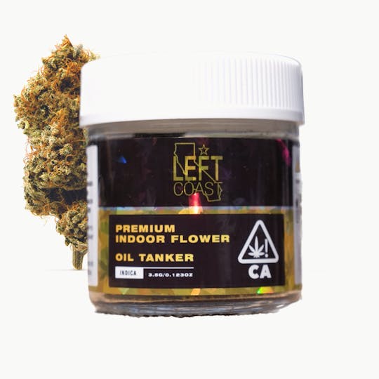 LEFT COAST - Oil Tanker - 3.5G Left Coast FLOWER JAR - INDICA - 1