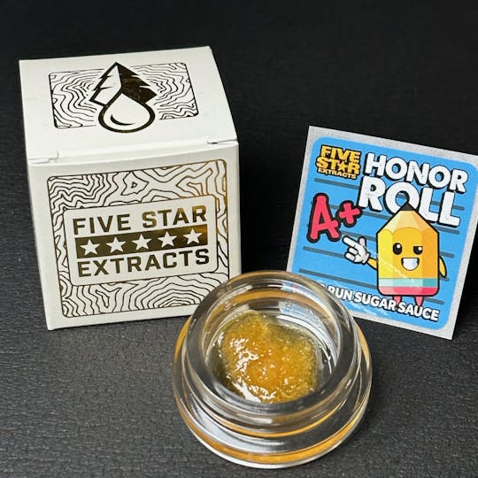 True North Collective MI - Five Star Extracts: Honor Roll - 1 Gram Nug Run Sugar Sauce - 1
