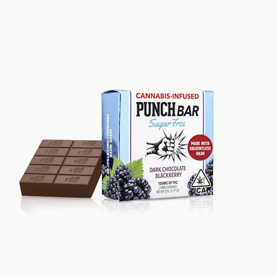 Punch Edibles & Extracts - Dark Chocolate Blackberry Sugar Free PunchBar - 1