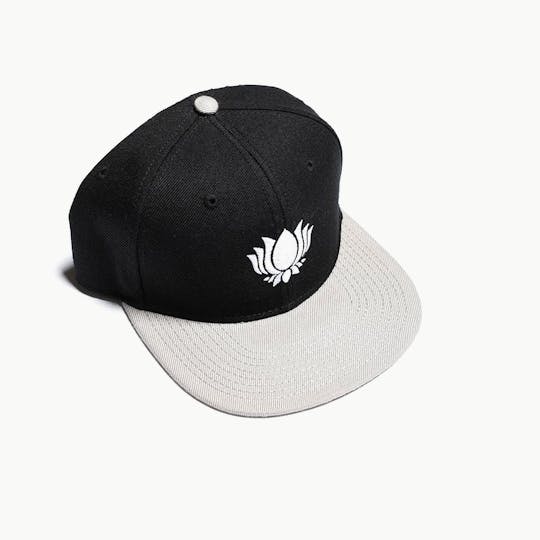 Purple Lotus - HAT GREY/BLACK - 1