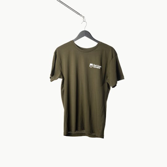 East Coast Cannabis - Live the Adventure T-Shirt - Military Green - 1