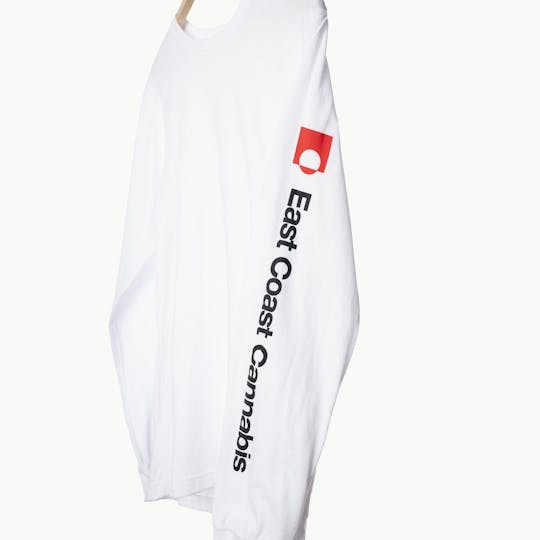 East Coast Cannabis - ECC Long Sleeve - White - 1