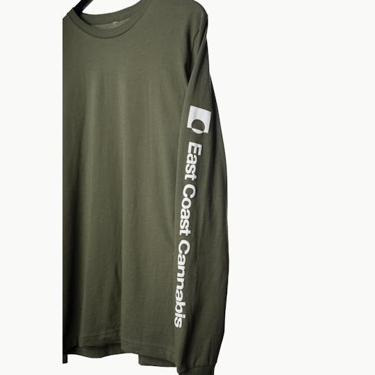 East Coast Cannabis - ECC Long Sleeve - Military Green - 1
