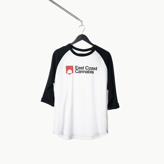 East Coast Cannabis - ECC Ragland Jersey Shirt - White/Black - 1