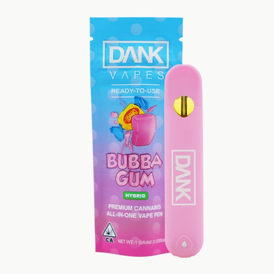 DANK - BUBBA GUM - 1G ALL-IN-ONE DISPOSABLE VAPE PEN - 1