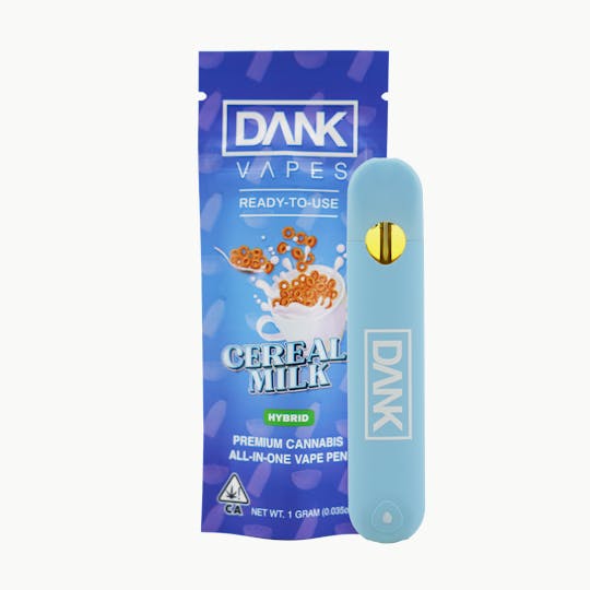 DANK - CEREAL MILK - 1G ALL-IN-ONE DISPOSABLE VAPE PEN - 1