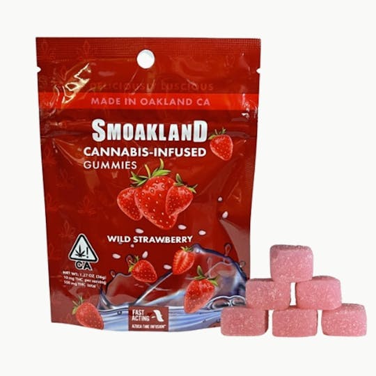 Smoakland - Gummies 2.0 - Wild Strawberry - 100mg - 1