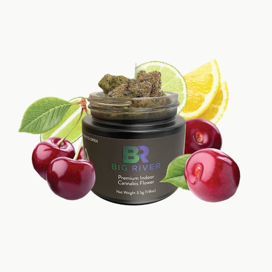 Big River Cannabis Company - Cherry Baby - 3.5g Premium Flower - Black Label - 1