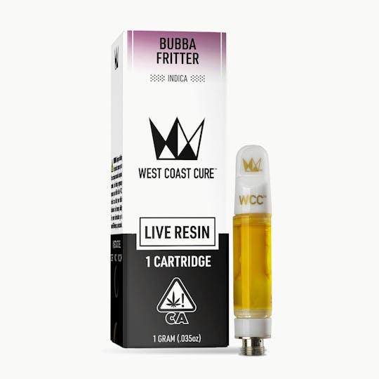 West Coast Cure - Bubba Fritter Live Resin Cartridge - 1g - 1